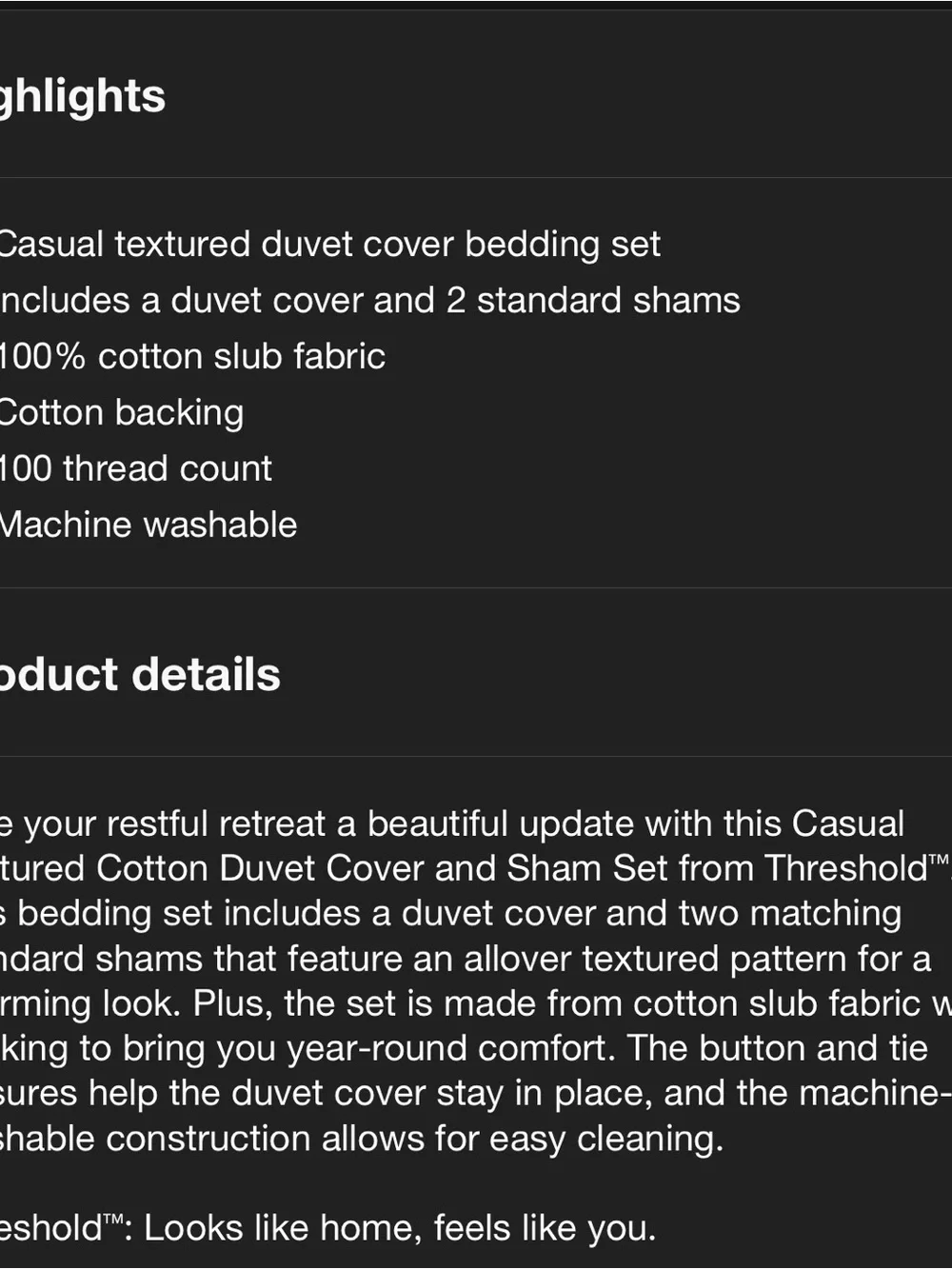 King Casual Textured Cotton Duvet Cover and Sham Set Light Pink - Threshold™